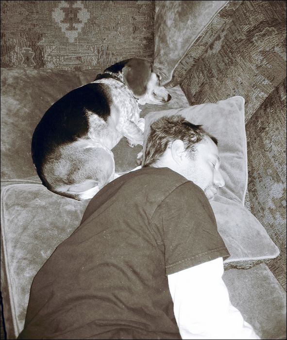 Molly & Marc Snoozing